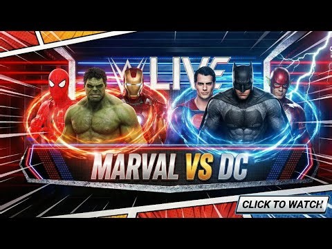 MARVEL vs DC 😱 FULL WAR in WWE 2K25 | Ultimate Dream Match #wwe #marvel #dc #trending
