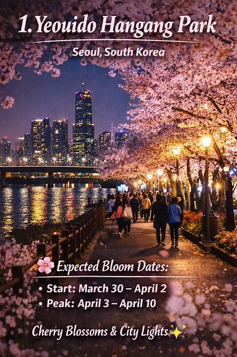 Top 3 Magical Cherry Blossom Spots in Korea