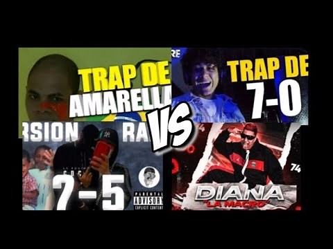 CUAL ES EL MEJOR TRAP DE FREE FIRE ?AMARELLA🇧🇷 Vs TRAP 7-0 Vs 🇩🇴RAP 7-5 🇩🇴VsTRAP DE DIANA LA MACRO🇨🇴