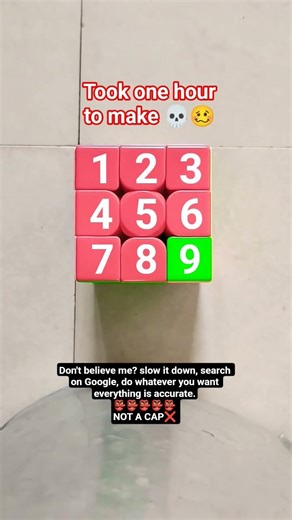 the first 100 decimal digits of Pi Rubik's cube on beats. 3.1415926535897932384626433832795028841...