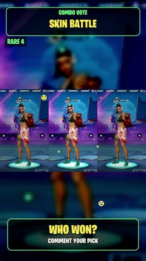 SKIN BATTLE | Fortnite Combo Vote #Shorts #SummerOfGoals