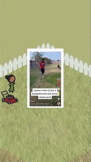 Why is grass greener underneath a trampoline?