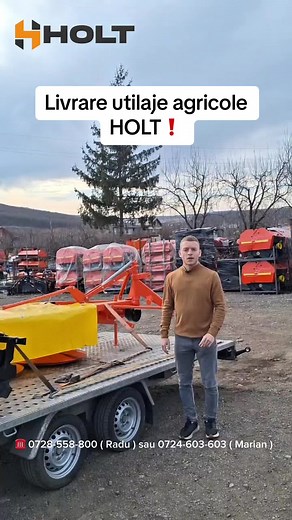 Livrare utilaje agricole HOLT – Echipamente esențiale pentru fermieri