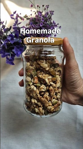 Homemade Granola Recipe | Crunchy, Healthy & Easy!