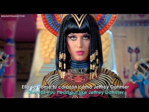 Katy Perry - Dark Horse ft. Juicy J / Lyrics + Español *She eats your heart out like Jeffrey Dahmer*