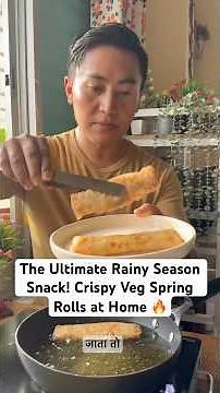 Homemade Spring Roll Sheets Made Easy | Better Than Restaurant Style #springroll #rainyday #snacks