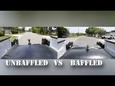 Baffled vs. Unbaffled Truck Bed Water Bladders – Slosh Control Test