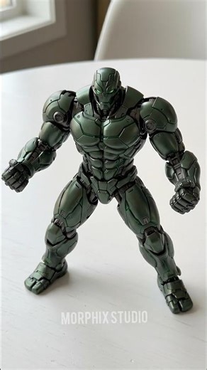 Gamma Beast Transformation — Pocket Device to Massive Green Titan 💥⚙️