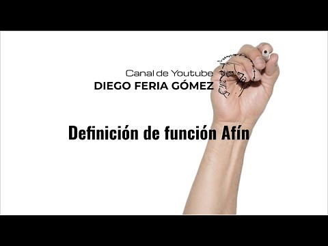DEFINICIÓN, GRÁFICA, CARACTERÍSTICAS DE UNA FUNCIÓN AFIN