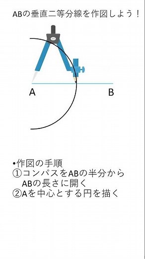 7th Grade: [Shorts] How to Construct a Perpendicular Bisector