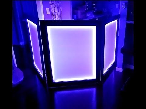 How to wire LED Dj Facade Dj Booth