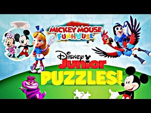 Mickey Mouse FUNHOUSE | Disney Junior PUZZLES!