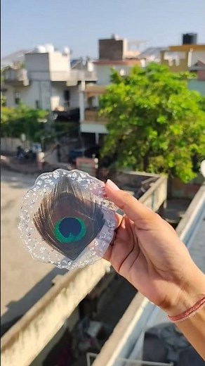 Making a Stunning Peacock Feather Resin Coaster 🦚 | Step-by-Step Resin Art#viral #song#love #reels