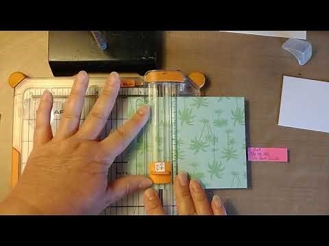 Theatre fold card with Palm Paradise (Video 6)