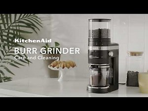 How to clean and care KitchenAid Coffee Grinder | KitchenAid UK