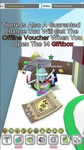 How To Get Offline And Ticket Voucher For FREE In Bee Swarm Simulator#shorts #roblox #beeswarm