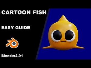 cartoon fish modeling with blender 2.91