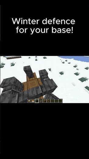 How to build a towered snow golem defence system! #minecraft #minecraftbeauty #internetmeme