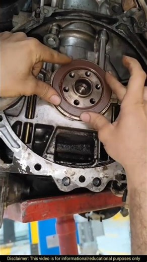 Main Oil Seal Replacement Guide 🔧🛠️ #shorts #automobile #mechanic #carrepair #usa
