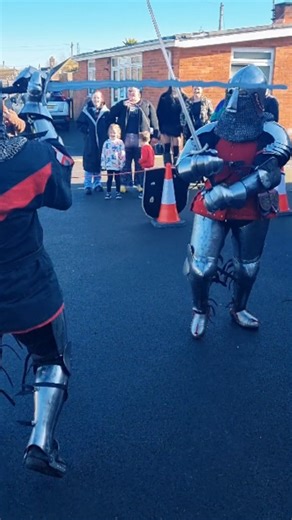 Our first outdoor fights of the year, and it was sunny! #armouredmma #buhurt #medieval #gloucester #fighter | Armoured Combat Gloucester