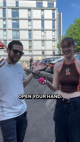 Sponge Ball Teleports Into Hand