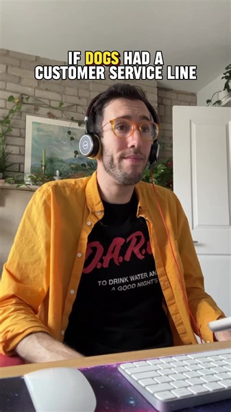 If DOGS had a customer service line 😂🐶 #customerservice #dogs #funny #relatable | Farbsy