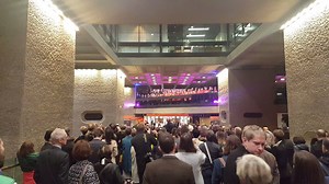 The LSO Discovery Choirs singing Rebecca Lawrence's Power In Me on the Barbican Centre foyer earlier. 💪🏾 👏🏾👏🏾👏🏾 #thisisrattle | London Symphony Orchestra