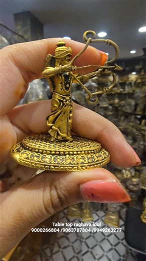 #brass special 3d EMB, new raghava idol for Nitya pooja and display at table tops and cardashboards