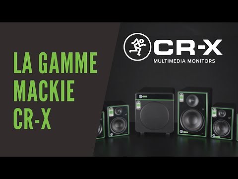 Monitoring speakers with Mackie CR-X (video from La Boite Noire)