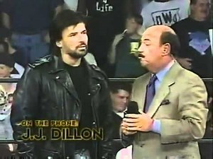 WCW Sting sends a message to Eric Bischoff (Nitro - August 25th, 1997)