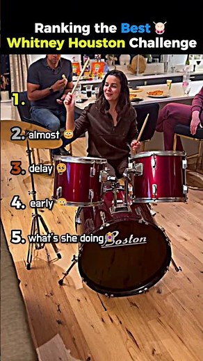 Best Whitney Houston Drum Challenge Moments (new)