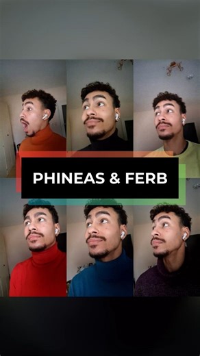 CALVIN ZARNACK | Phineas & Ferb Intro ❤️💚 • • #phineasandferb #viral #acapella | Instagram