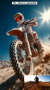 8.8K views · 79 reactions | AI movie is on its way. Camera man, time to master this instead of spending $$ of camera gear.. prompt below 52/1000 Viral AI Video Prompt: Motocross | Yik Chan | Facebook