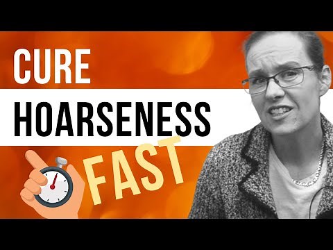 How To Cure A Hoarse Voice In an Hour (Is It Possible?)