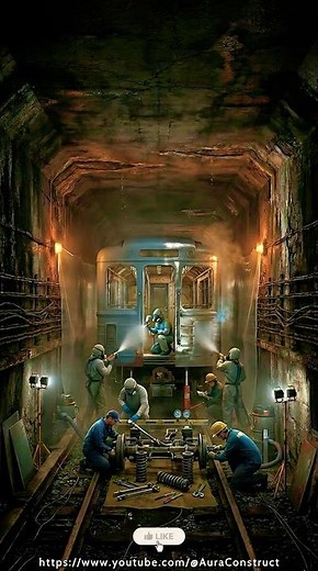 Abandoned Subway Restoration: From Rust to Glory With AI