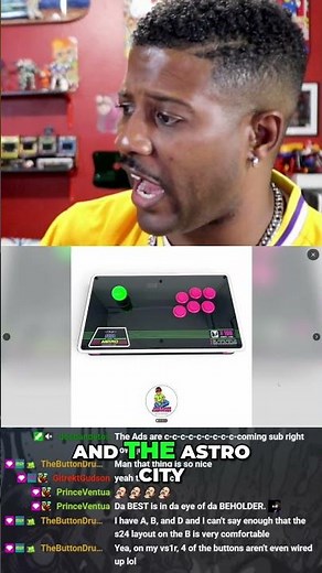 Astro City Fight Stick: Sega 6-Button Layout Revealed! #shorts