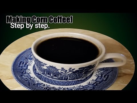 How to make Corn Coffee from Corn Meal/ Step by step/ Shey Pivnick