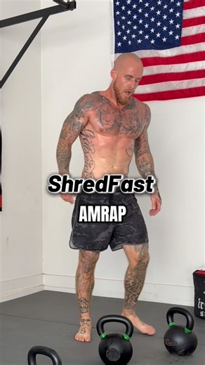 Ryan Cronin on Instagram: "Try this @shred.fast AMRAP 🔥 12 minutes As many rounds as possible x10 Deadlift x10 Clean x10 Press = 1 Round Try to do exercises back to back unbroken and only rest between rounds. How many rounds can you get in 12 minutes? Link in bio for 30 Day Free Trial Try, share, save, like, comment, follow, join! #shredfast #anybodycan #jointhemovement #kettlebell"