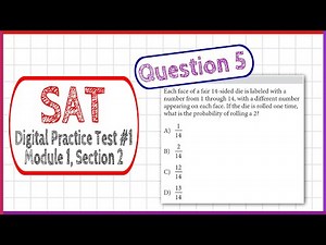 Question 5 from SAT Digital Practice Test 1, Module 1, Section 2