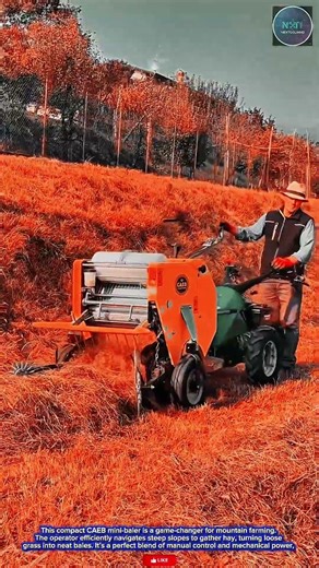 Modern & Reliable: Small-Scale Mechanization for Collecting Loose Grass into Compact Bales