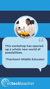 🌟 Empowering educators, transforming classrooms! Hear how EdTechTeacher is revolutionizing teaching with innovative tools and strategies. 🚀👩‍🏫👨‍🏫 #EdTechTeacher #TeacherTestimonials #EdTechInspiration #ClassroomSuccess #InnovativeTeaching #TechForTeachers #EducationMatters #EdTechRevolution #TeachWithTech | EdTechTeacher