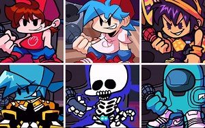 Friday Night Funkin' - Dad Battle 但是，每个时间就会切换不一样的皮肤模组或音乐