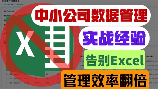 实战项目分享：我如何用NocoBase为小公司搭建“数据中台”，彻底告别Excel混乱？