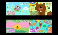 Mix of 4 videos from youtube : Hey Duggee Summer Sensory MARATHON