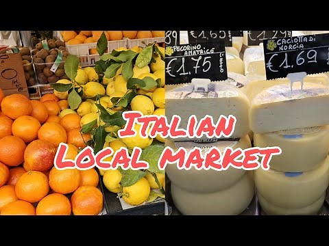 Italian Local Market Walking Tour#italy #market #localfood #mustvisit