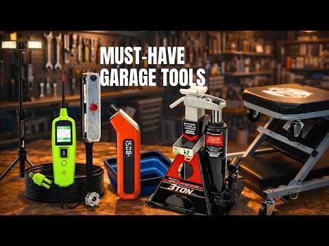 Top 17 Garage Tools That Make Car Repairs Faster & Easier