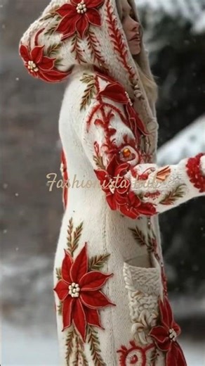 Extraordinary Artistic Knitwear Pieces – Winter Art You Can Wear #short #AICreated