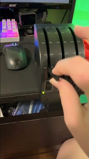 How to set up reverse thrust with the Saitek throttle quadrant in MSFS 2020 #flightsim #shorts