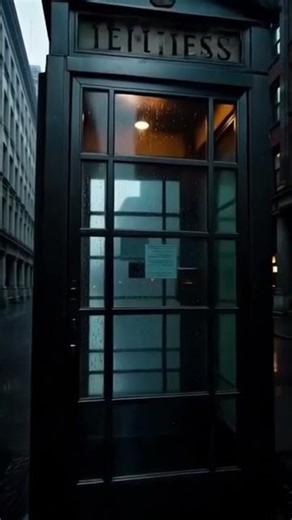 A phone booth that allows you to enter another world