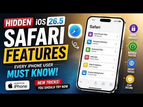 Ios 26.5 || Discover the best hidden Safari features on iPhone in iOS 26.5 🌐🔥